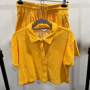 Lou & Grey Sunny Yellow Terry Cloth Set